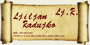 Ljiljan Radujko vizit kartica